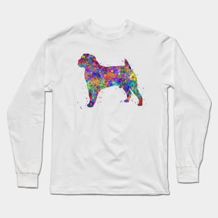 Boerboel dog watercolor Long Sleeve T-Shirt